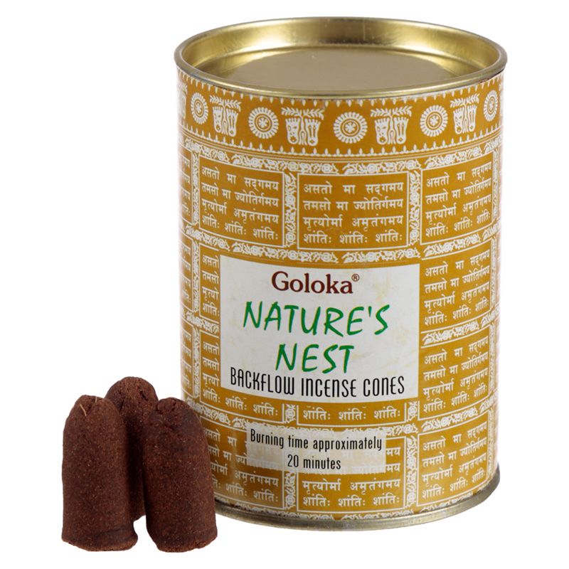 'Natures Nest' - Goloka Backflow Incense Cones