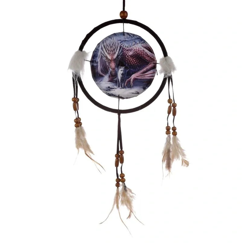 Alliance Dragon and Wolf Dreamcatcher small - Lisa Parker