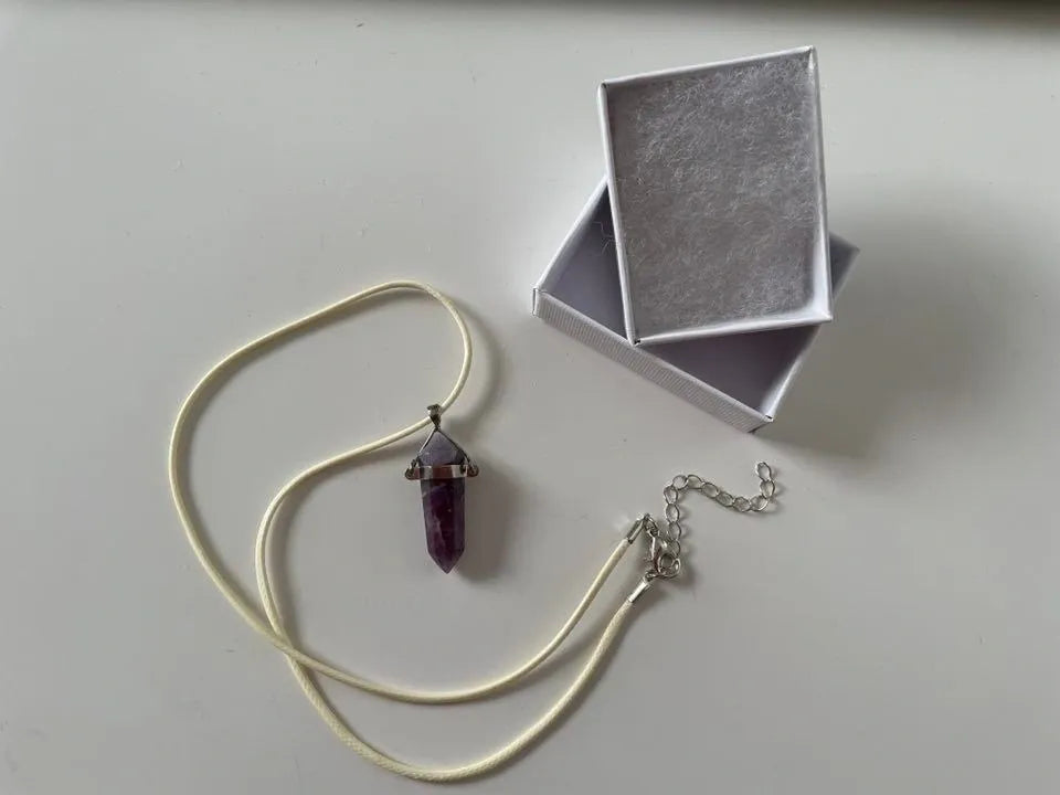 Amethyst Double Point Pendant