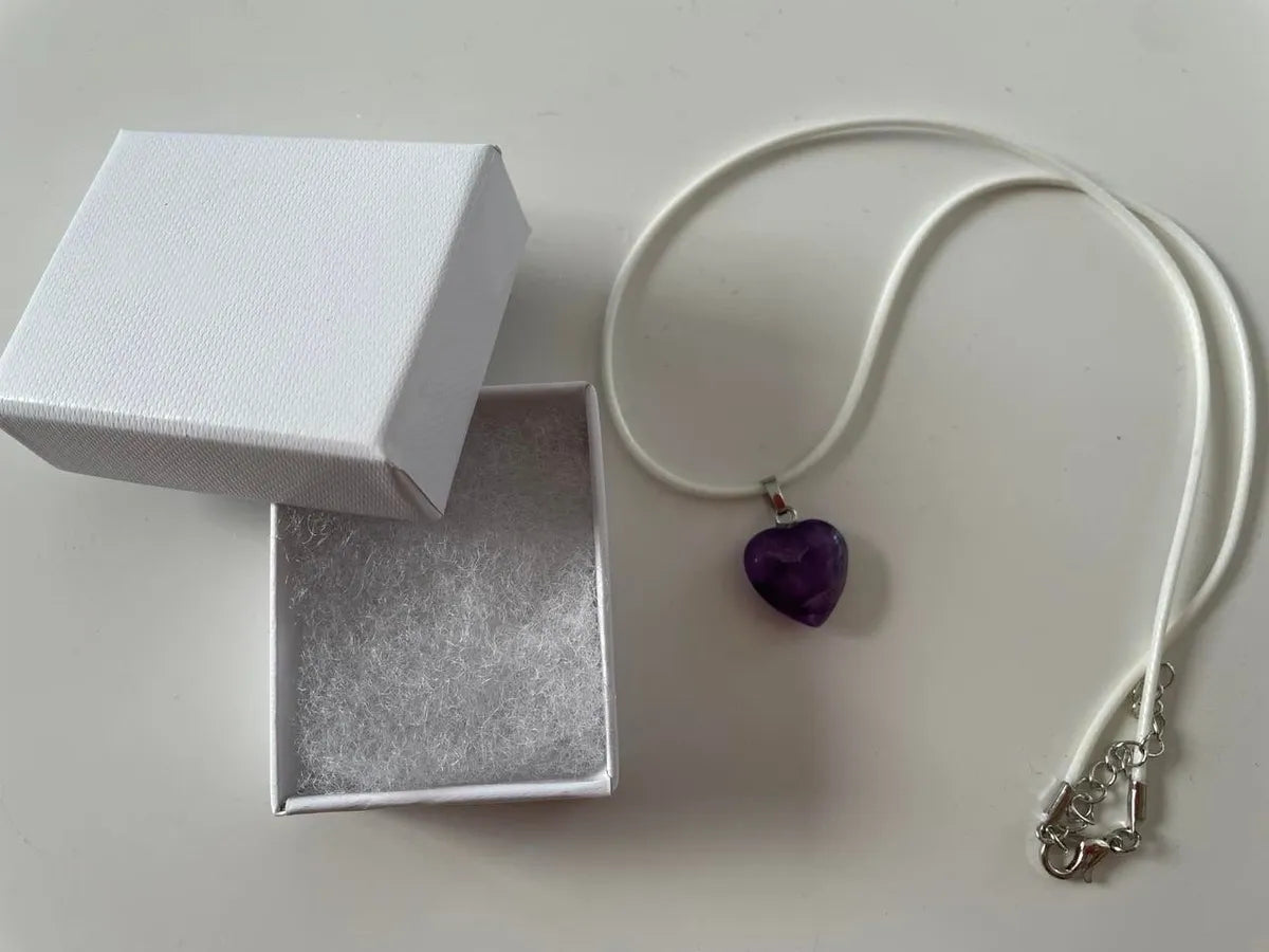 Amethyst Heart Pendant