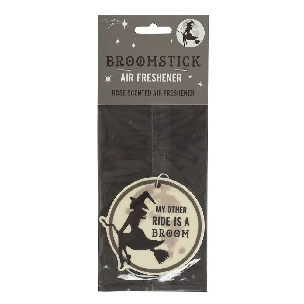 Broomstick Rose Scented Air Freshener