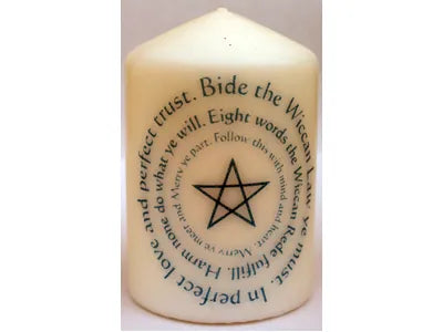 Candle...Wiccan Rede