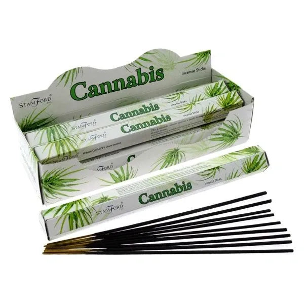 Cannabis - Stamford Premium Hex Range Incense Sticks (Box of 6 packs)