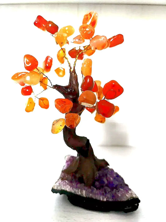 Carnelian Bonsai Tree (around 48 crystals)