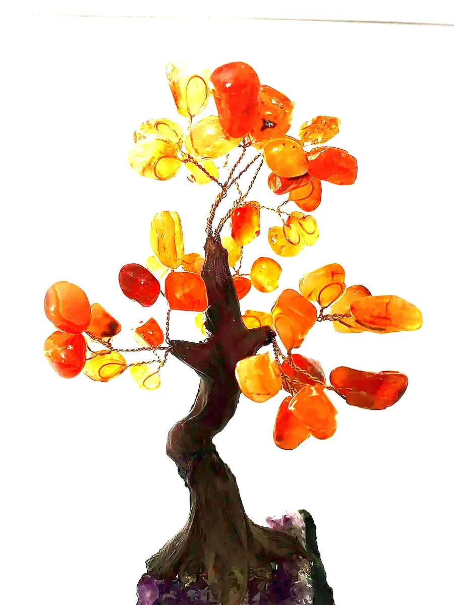 Carnelian Bonsai Tree (around 48 crystals)