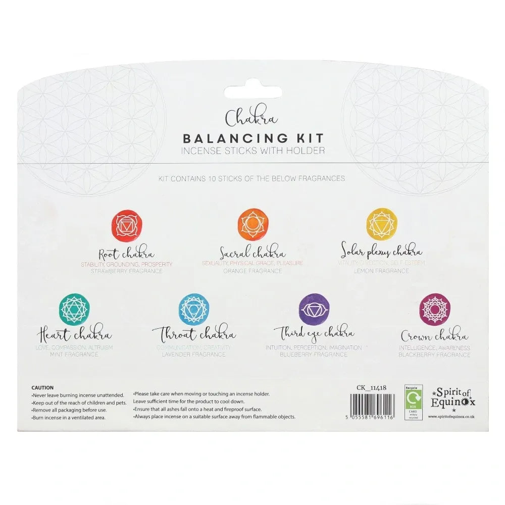 Chakra Incense Balancing Kit