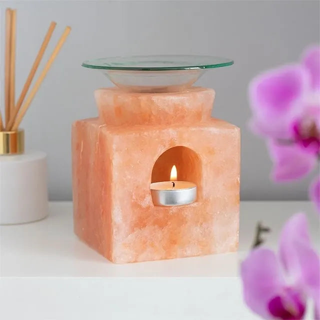 Cube Shaped Himalayan Salt Oil Burner