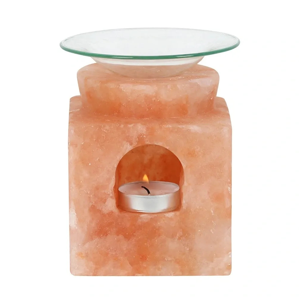 Cube Shaped Himalayan Salt Oil Burner