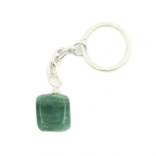 Green Aventurine Tumblestone Keyring