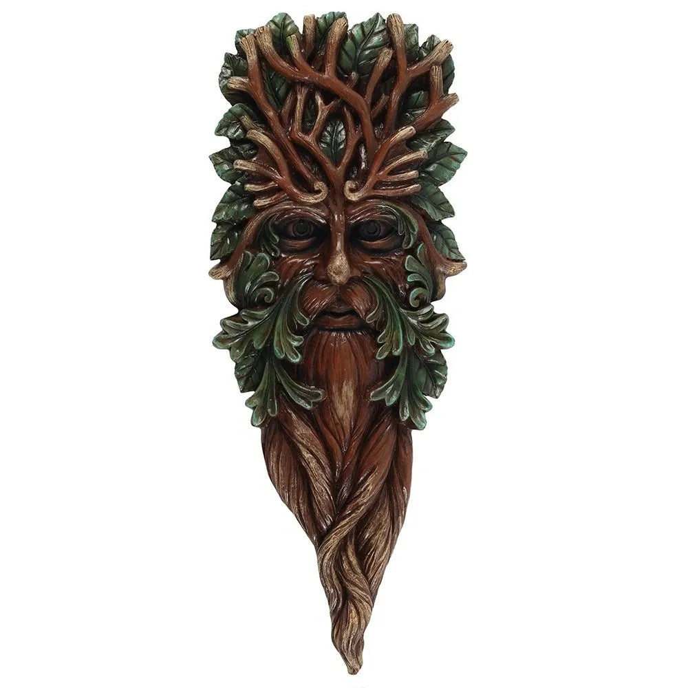 Green Man Wall Plaque