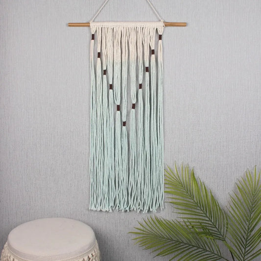 Green and Cream Wall Hanging