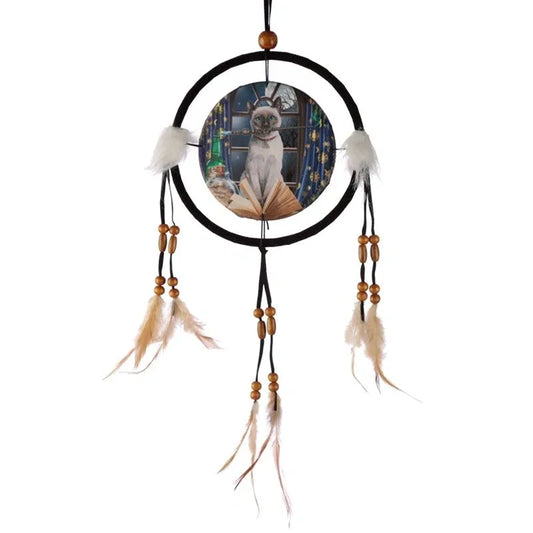 Hocus Pocus Cat Small Dreamcatcher - Lisa Parker