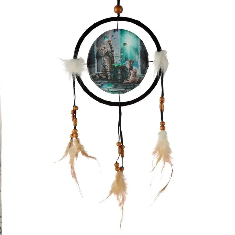 Hubble Bubble Cat and Kitten Small Dreamcatcher - Lisa Parker