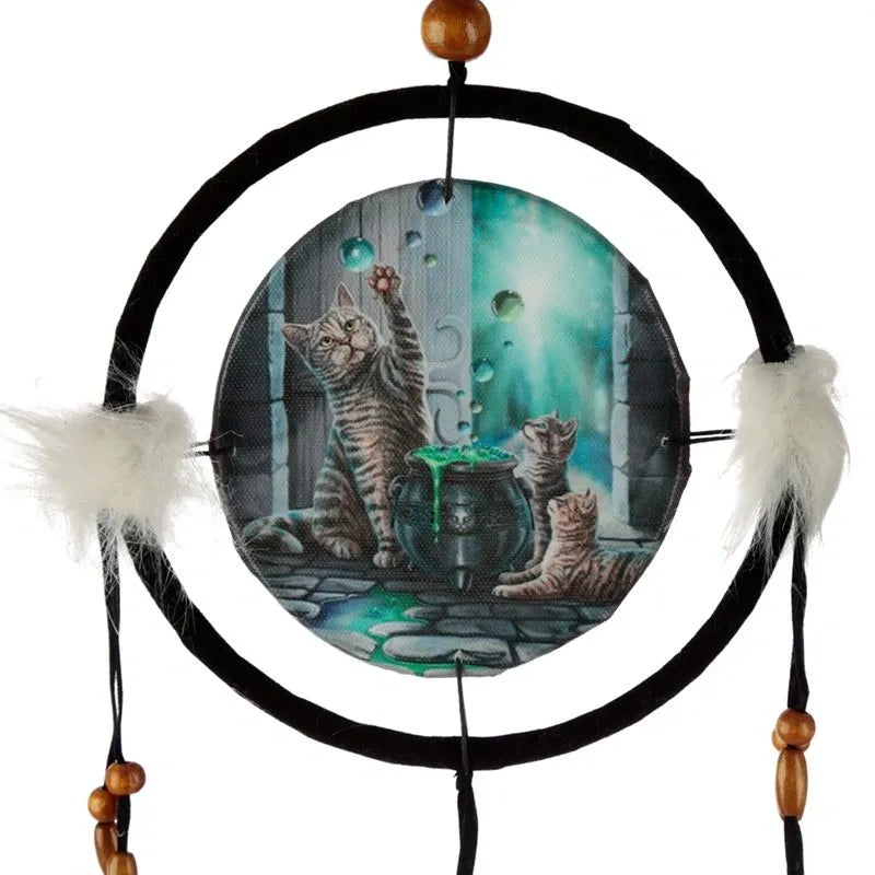 Hubble Bubble Cat and Kitten Small Dreamcatcher - Lisa Parker