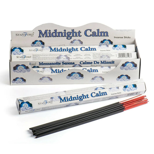 Midnight Calm - Stamford Premium Hex Incense Sticks (Box of 6 packs)