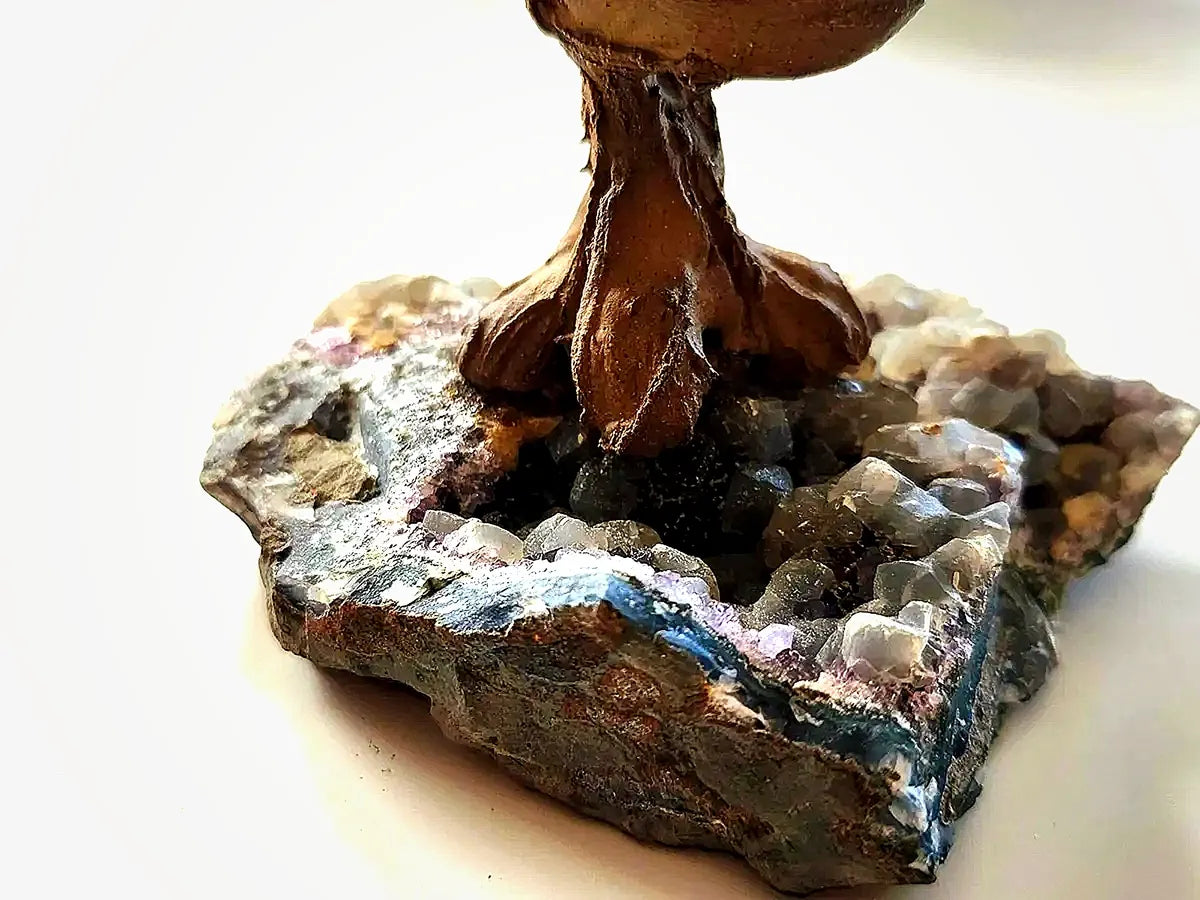 Mixed Crystal Bonsai Tree (around 45 crystals)