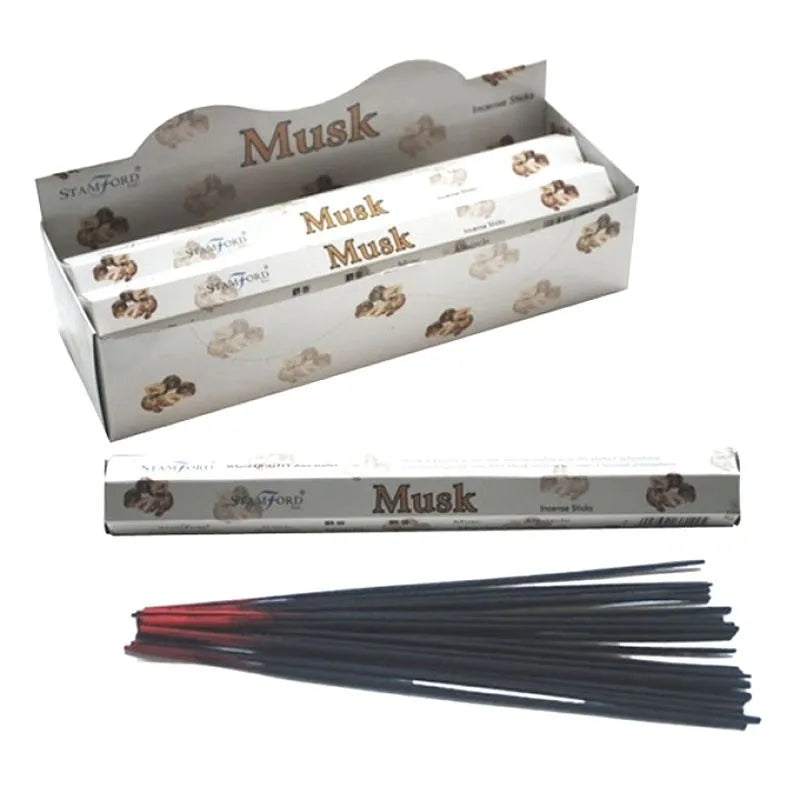 Musk - Stamford Premium Hex Range Incense Sticks (Box of 6 packs)