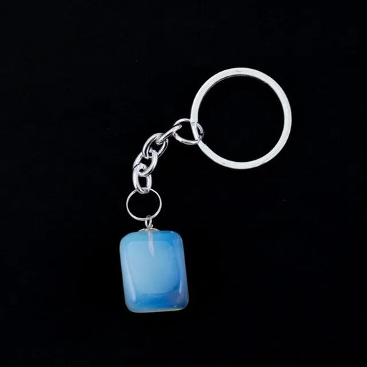 Opalite Tumblestone Keyring