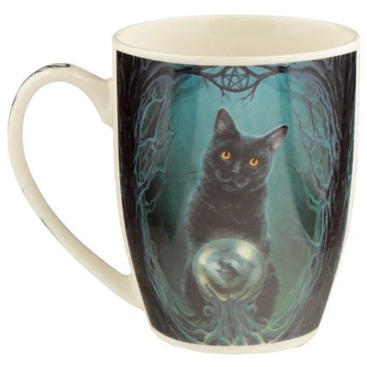 Rise of the Witches Cat - Lisa Parker Porcelain Mug