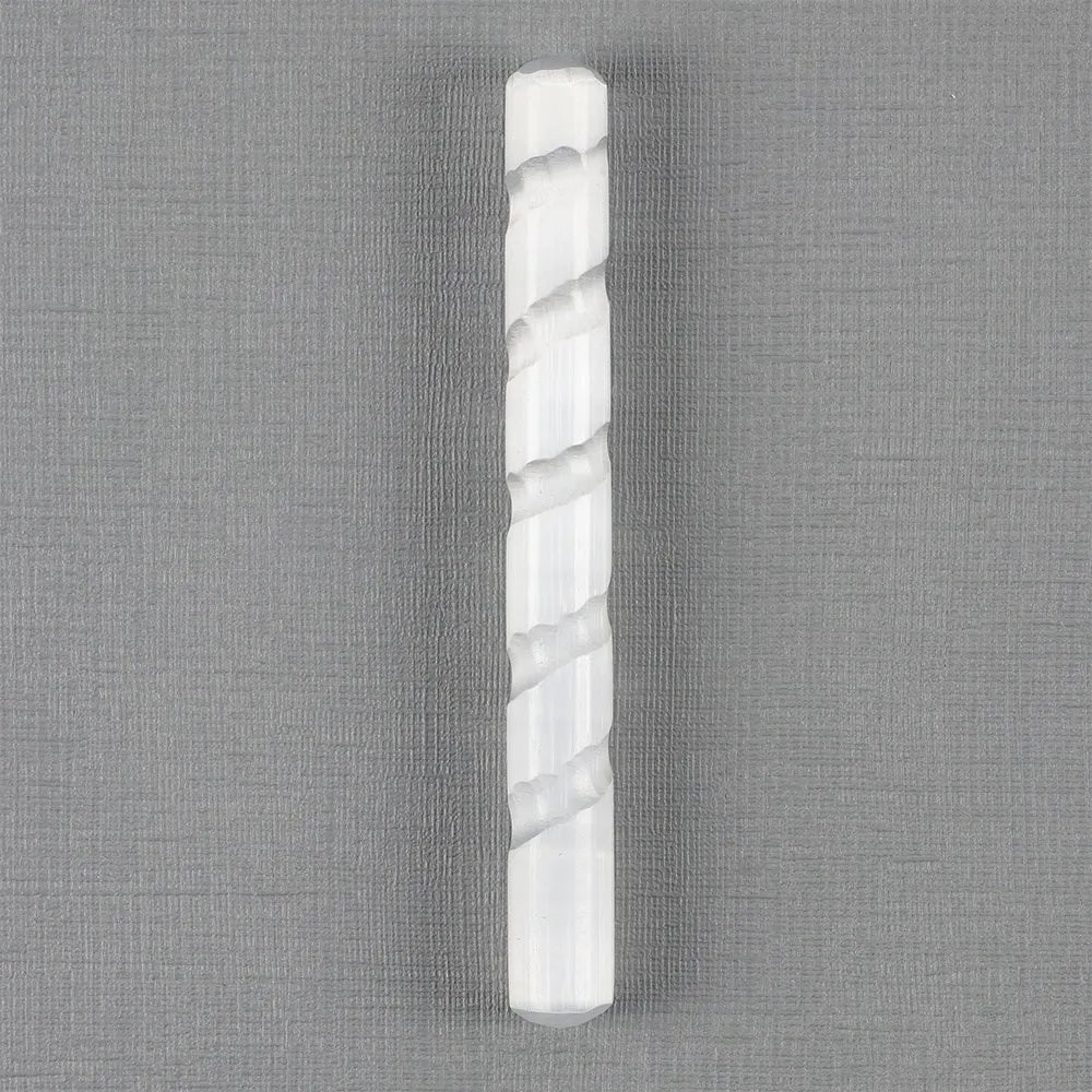 Round Tip Selenite Wand