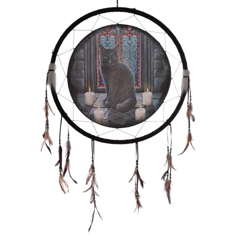 Sacred Circle Cat Huge Dreamcatcher - Lisa Parker