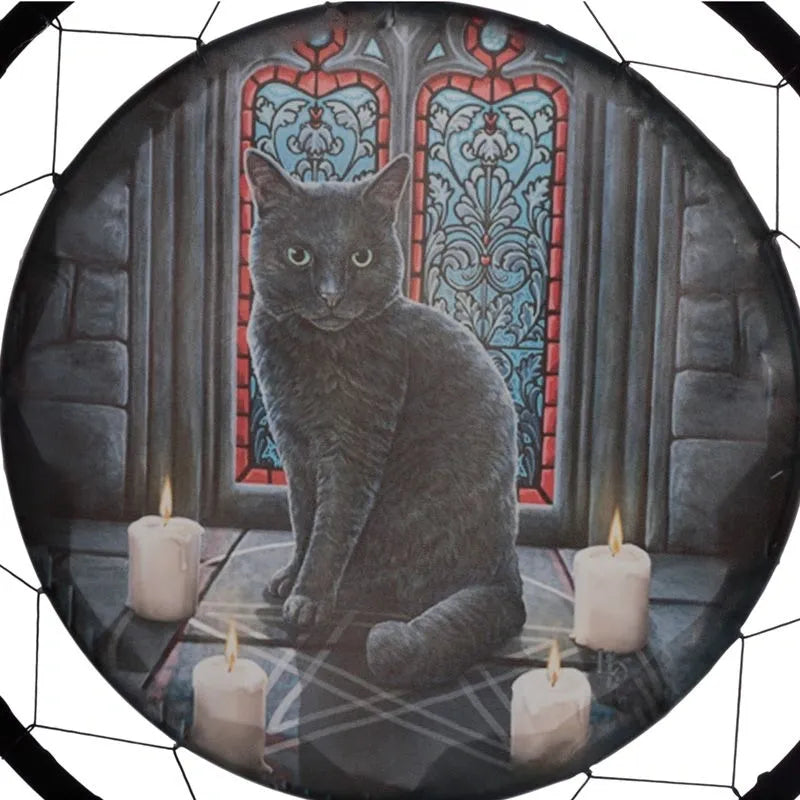 Sacred Circle Cat Huge Dreamcatcher - Lisa Parker