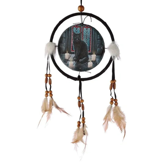 Sacred Circle Cat Small Dreamcatcher - Lisa Parker