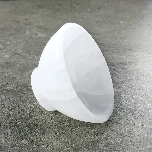 Selenite Round Bowl - 10cm