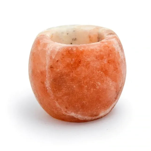 Smooth Himalayan Salt Candle Holder