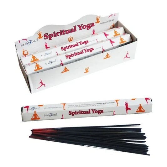 Spiritual Yoga - Stamford Premium Hex Incense Sticks (Box of 6 packs)