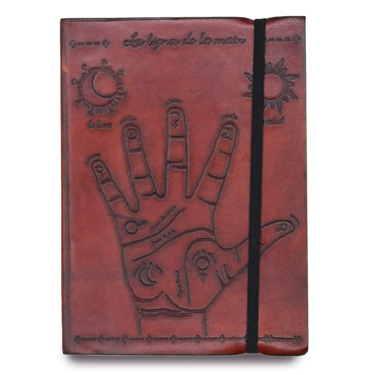 Vegetable Tanned Leather Notebook - Palmistry