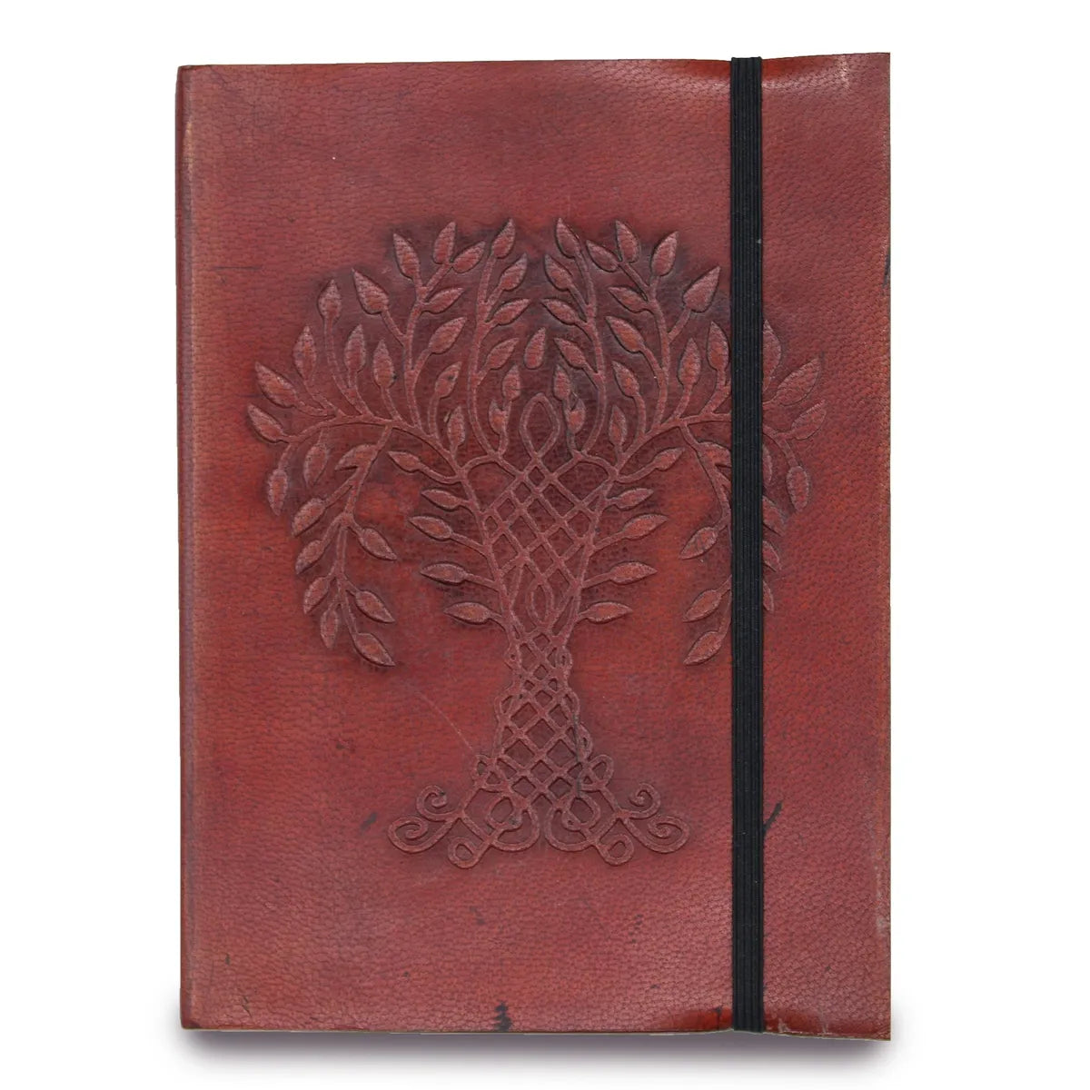 Vegetable Tanned Leather Notebook - Tree of Life