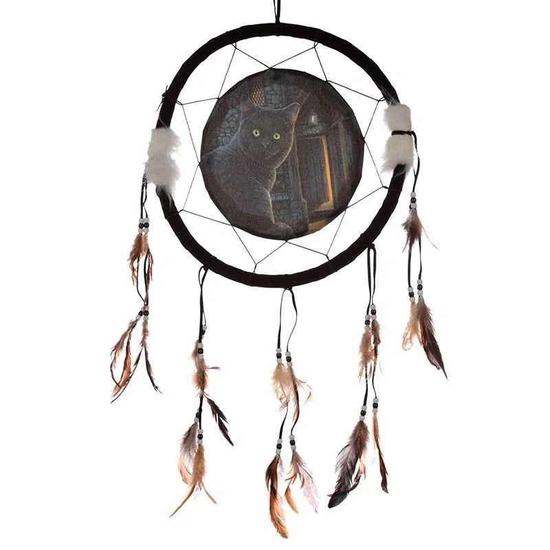 What Lies Within Cat Dreamcatcher 33cm - Lisa Parker