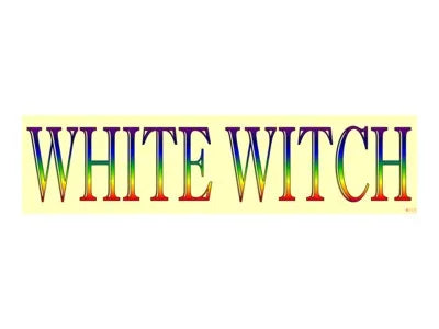 White Witch Bumper Sticker