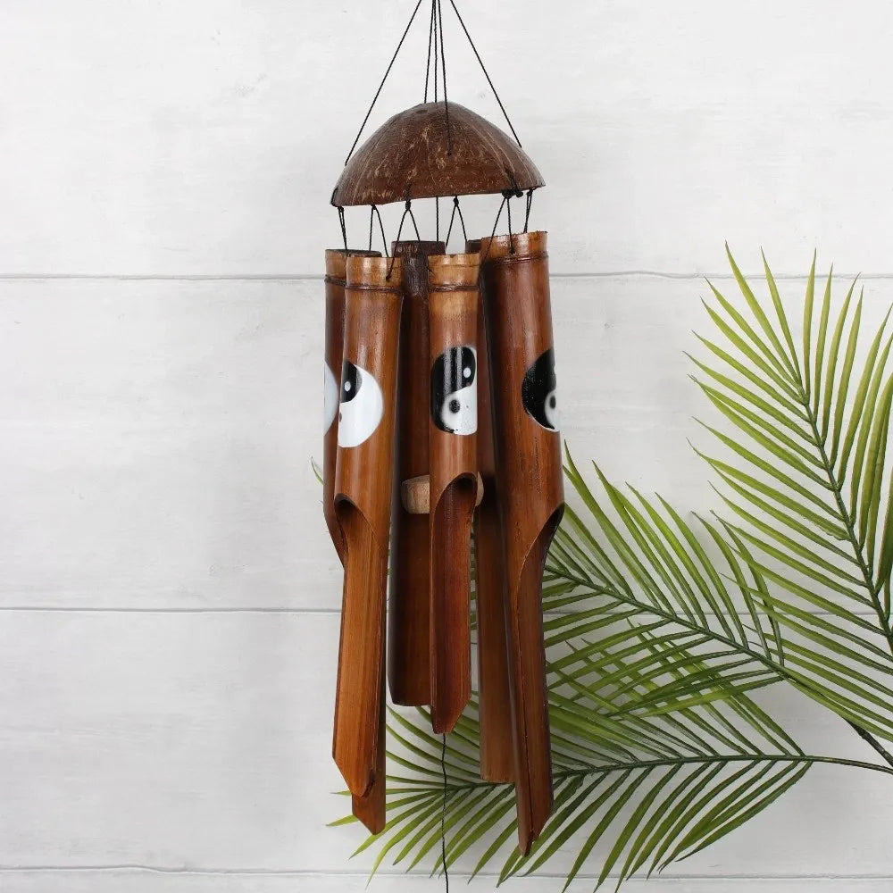 Ying Yang Bamboo Windchime