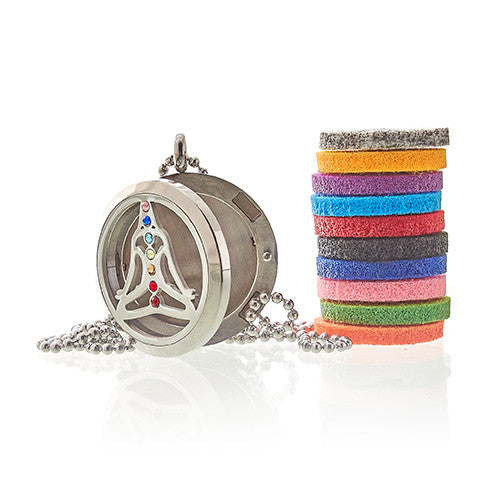 Aromatherapy Diffuser Necklace - Yoga Chakra