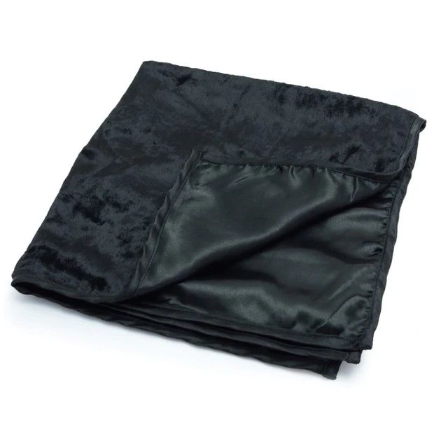 Black Reading Cloth - Velvet/Satin