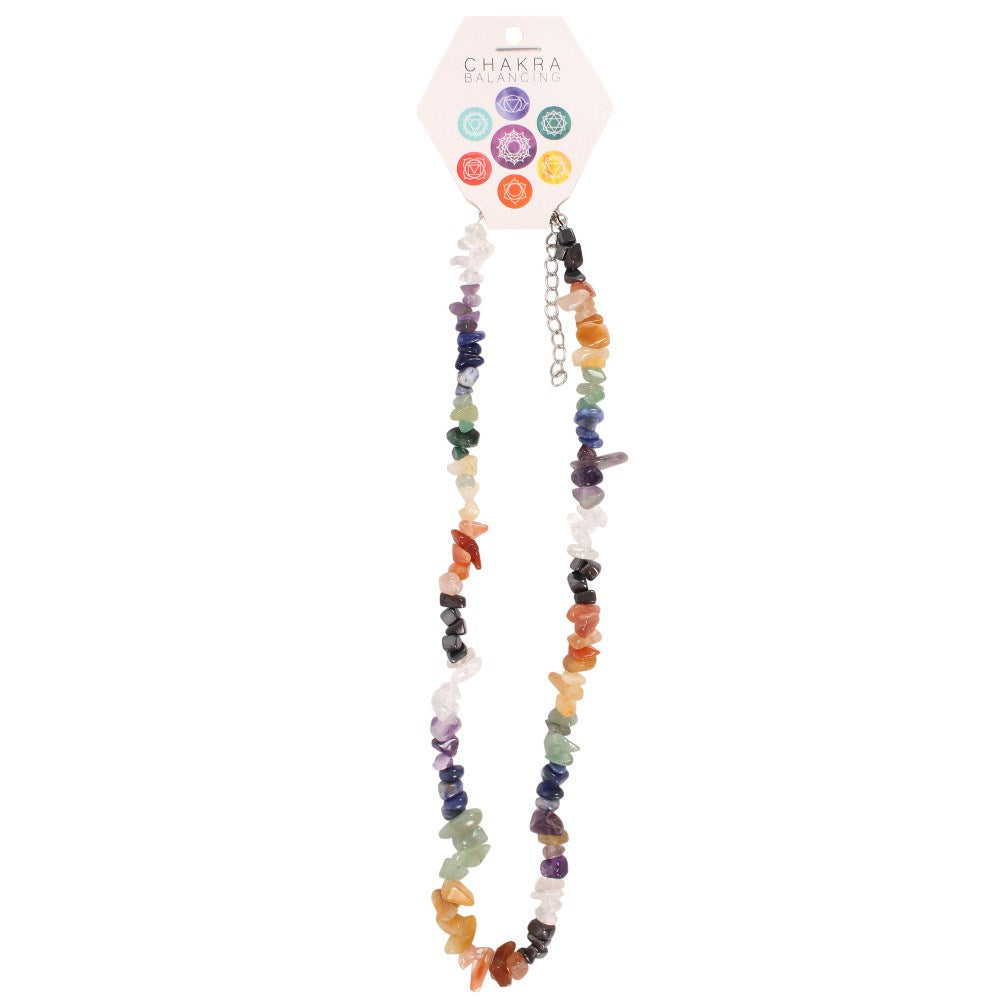 Chakra Stone Chip Necklace