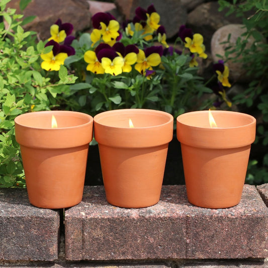 Fragranced Flower Pot Candle