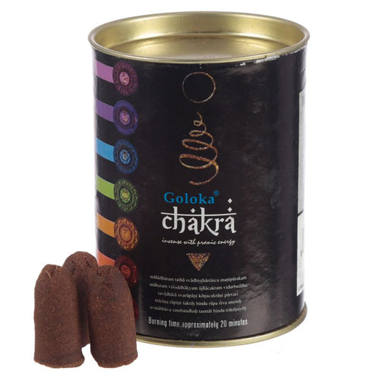 Chakra -Goloka Backflow Incense Cones