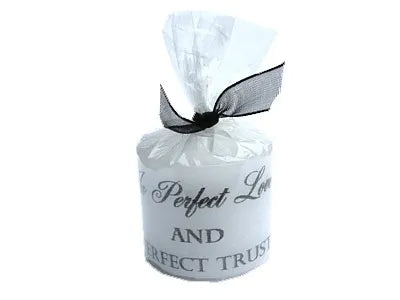 Votive Style Candle - In Perfect Love and Perfect Trust