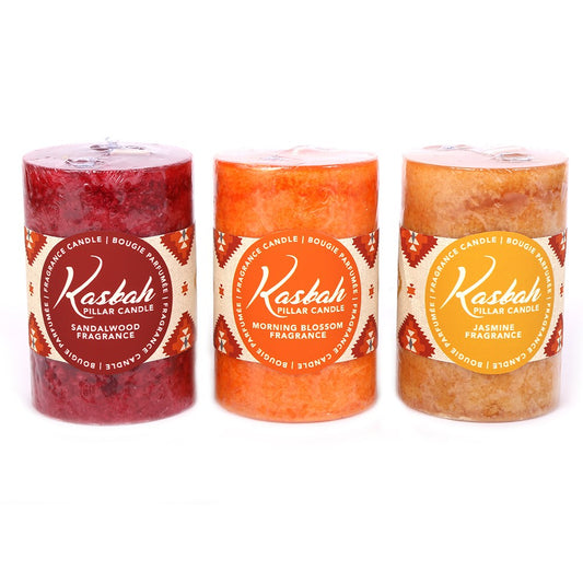 Set Of 3 Kasbah Scented Candles