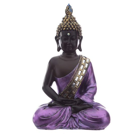 Purple and Black Thai Buddha "Contemplation"