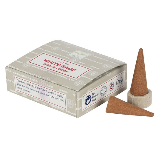 Satya White Sage Dhoop Cones