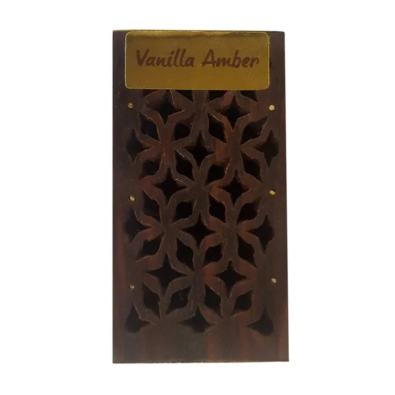 Vanilla / Amber Incense Resin In Wooden Box