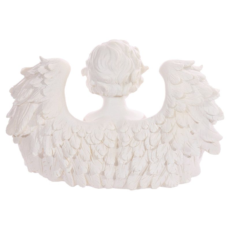 White Cherub 3 Tea Light Holder